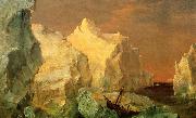 Frederic Edwin Church Icebergs and Wreck in Sunset china oil painting artist